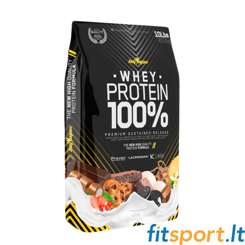 BigMan Nutrition Whey Protein 100% (olbaltumvielu kokteilis) 4535 g 